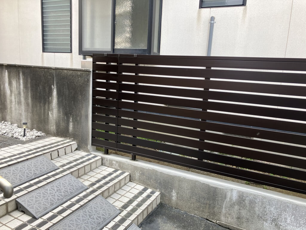 コンクリートブロック塀からフェンスにリフォーム｜浜松市の外構・エクステリア専門店 まろうど