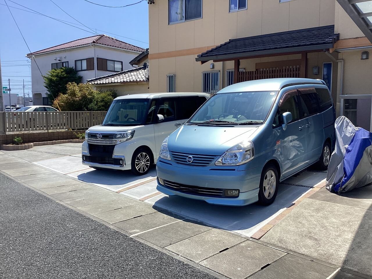 お施主様の希望を全部入れた駐車場♪｜浜松市の外構・エクステリア専門店 まろうど